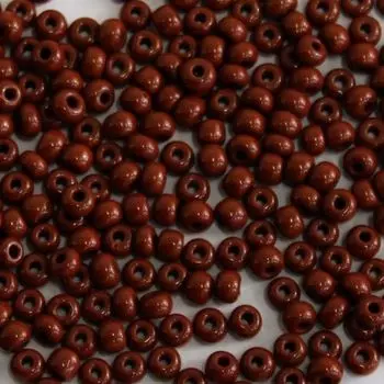 Бисер , Preciosa, 50 г (5/0 коричневый 02)