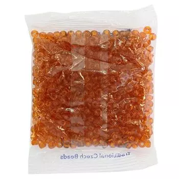 Бисер , Preciosa, 50 г (5/0 оранжевый 01)