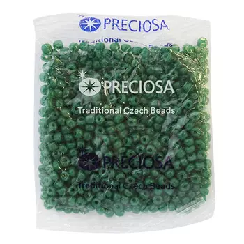 Бисер , Preciosa, 50 г (5/0 зеленый 06)
