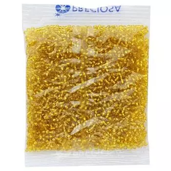 Бисер , Preciosa, 50 г (9/0 желтый 02)