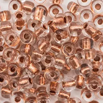 Бисер прозрачный с бронз. центр. 31/0 (68105), круг. отв., 50г Preciosa