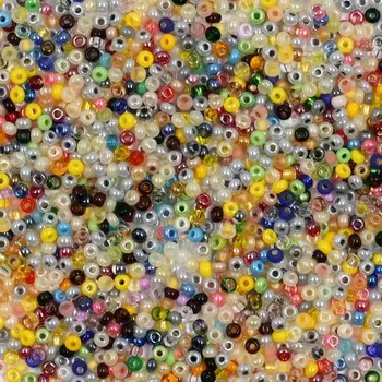 Бисер разноцветный, 30гр., Preciosa