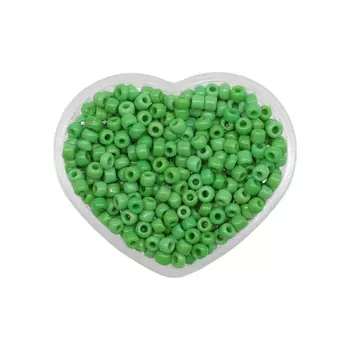 Бисер, (стекло), 11/0, 8 (+/-0,5) гр, цвет 144 зеленый/жемчужный, Astra&amp;Craft