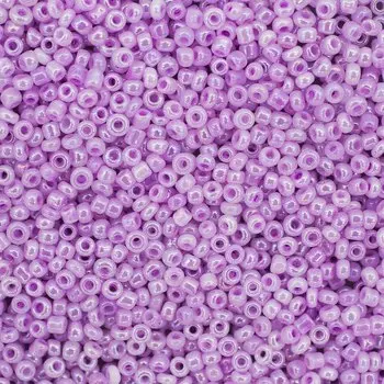 Бисер, (стекло), 11/0, упак./20 гр., 'Астра' (150 сиреневый/жемчужный)