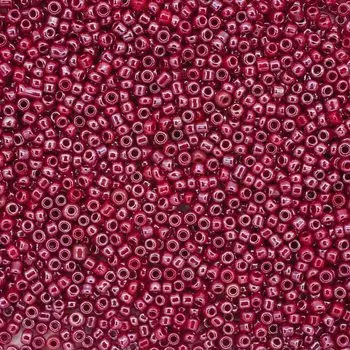 Бисер, (стекло), 11/0, упак./20 гр., 'Астра' (125B бордовый/непрозр.глянцевый)
