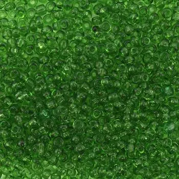 Бисер, (стекло), 11/0, упак./20 гр., Astra&amp;Craft (19А св. зеленый/прозрачный)