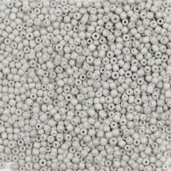 Бисер, (стекло), 11/0, упак./20 гр., Astra&amp;Craft (910 серый/непрозрачный, матовый)