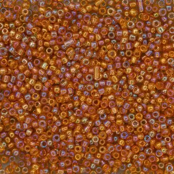Бисер, (стекло), 11/0, упак./500 гр., Astra&amp;Craft (162C медный/прозр.радужный)