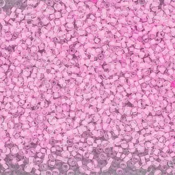 Бисер, (стекло), 11/0, упак./500 гр., Astra&amp;Craft (137 св.розовый/прозр.с цвет.центром)