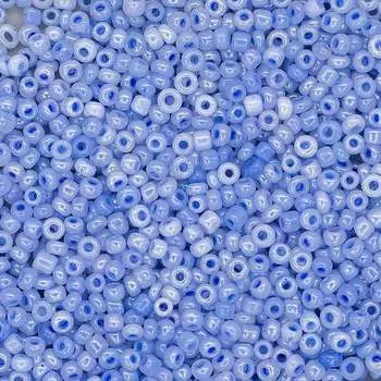 Бисер, (стекло), 11/0, упак./500 гр., Astra&amp;Craft (146 сине-сиреневый/жемчужный)