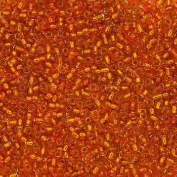 Бисер, (стекло), 11/0, упак./500 гр., Astra&amp;Craft (29 оранжевый)