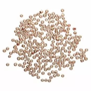 Бисер, (стекло), 6/0, упак./500 гр., 'Астра' (1106 т.золотой/глянц.покрытие)