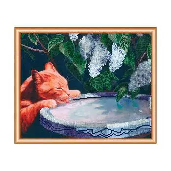 БН-3043 Набор для вышивания бисером Hobby&amp;Pro 'В саду', 30*24 см