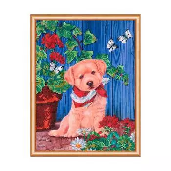 БН-3049 Набор для вышивания бисером Hobby&amp;Pro 'Подружись со мной', 33*25 см