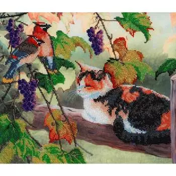 БН-3058 Набор для вышивания бисером Hobby&amp;Pro 'Полуденный отдых', 35*30 см