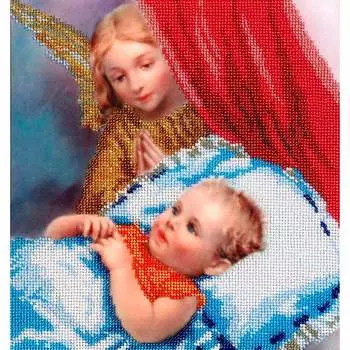 БН-3067 Набор для вышивания бисером Hobby&amp;Pro 'Ангел Хранитель', 26*25 см