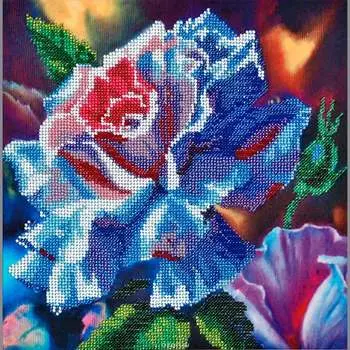 БН-3118 Набор для вышивания бисером Hobby&amp;Pro 'Волшебная роза', 25*25 см