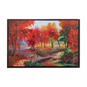 БН-3145 Набор для вышивания бисером Hobby&amp;Pro 'Золотая осень', 40*30 см