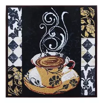 БН-3188 Набор для вышивания бисером Hobby&amp;Pro 'Аромат кофе', 36*36 см