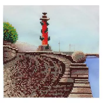 БН-3215 Набор для вышивания бисером Hobby&amp;Pro 'Стрелка Васильевского острова' 19,5*19,5см