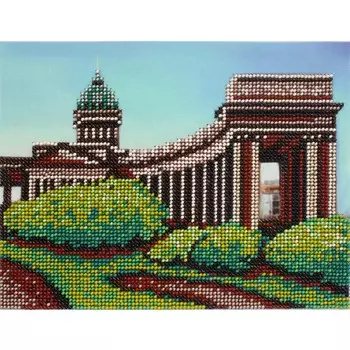 БН-3217 Набор для вышивания бисером Hobby&amp;Pro 'Казанский собор'