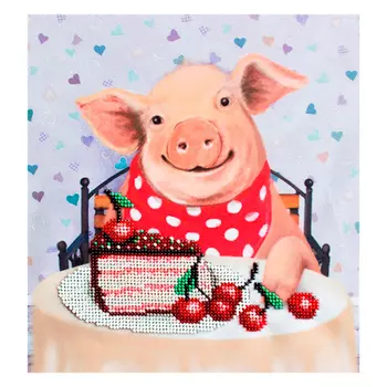 БН-3232 Набор для вышивания бисером Hobby&amp;Pro 'Сластена' 21*22,5см