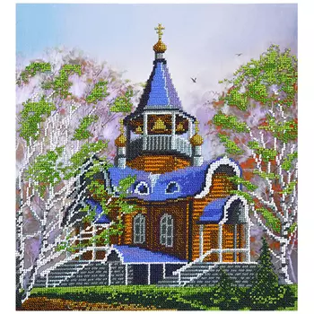 БН-3404 Набор для вышивания бисером Hobby&amp;Pro 'Тихая обитель' 31*33см
