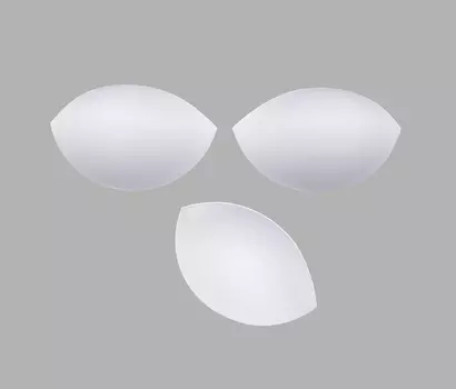 BN-58.16 (BN-58.86) Чашечки без уступа с равномерный наполнением, р. 75 (белый)