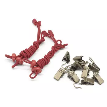 Боковая растяжка для канвы 2 шт, красная