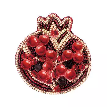 БП183 Набор для изготовления броши 'Гранат' 5,5х6,0см