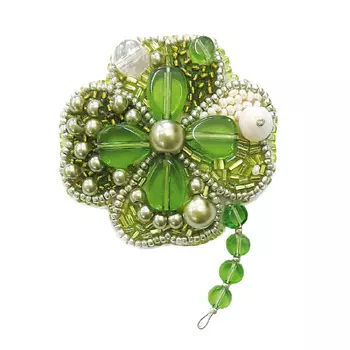 БП186 Набор для изготовления броши 'Символ удачи' 6,0х7,5см