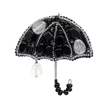 БП203 Набор для изготовления броши 'Вечерний дождик'(зонтик) 7,5х7,0см