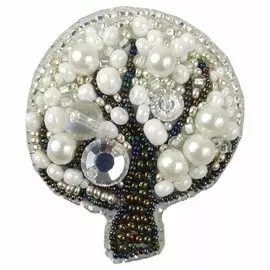 БП208 Набор для изготовления броши 'Дерево' 4,5*6,5см