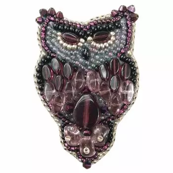 БП209 Набор для изготовления броши 'Сова' 4,0*6,5см