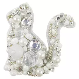 БП220 Набор для изготовления броши 'Котик' брошь 6,0*6,0см.