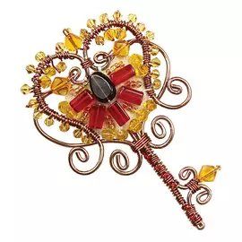 БП238 Набор для изготовления броши БП-238 'Ключик' брошь 5,5*8,0см.