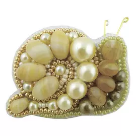 БП249 Набор для изготовления броши БП-249 'Улитка' брошь 5,5*4,5см.