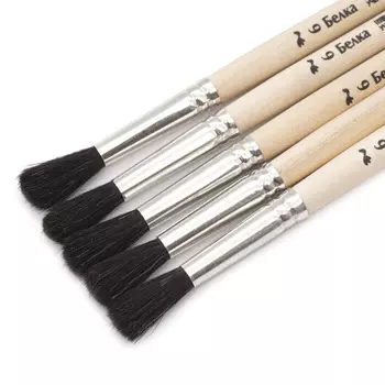 БП-02026 Кисть белка круглая (ученическая) №6