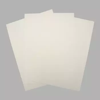 БР001 Бумага с рельефным рисунком 'Завитки', упак./3 листа (2 слоновая кость)