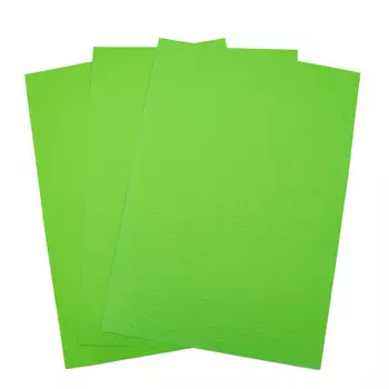 БР001 Бумага с рельефным рисунком 'Завитки', упак./3 листа (13 ярко-зленый)