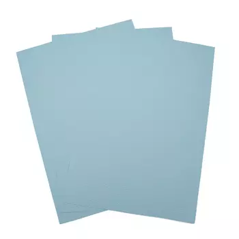 БР001 Бумага с рельефным рисунком 'Завитки', упак./3 листа (5 св.голубой)