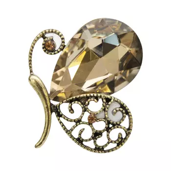BR 810 Брошь, 4,2*3,8*1,7 см (Gold)