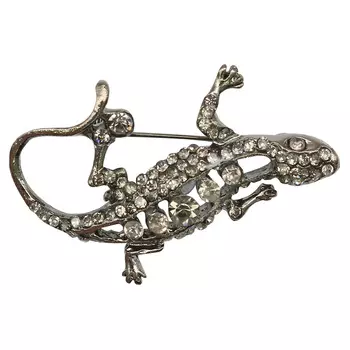 BR 867 Брошь 30*45мм (Pewter)