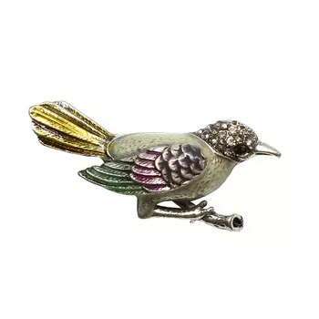 BR 964 Брошь 4,7см*2,0см (col.A (желтый))