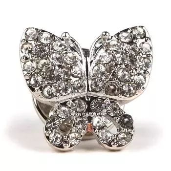 BR s-412 Брошь 1,5см*1,6см (Silver (серебро (никель)))