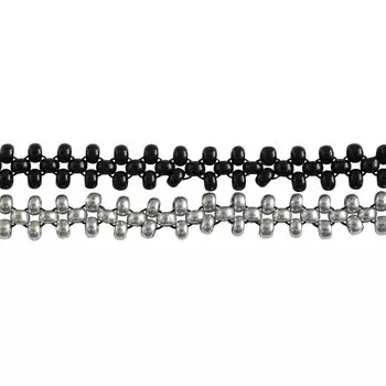 БС-002 Набор для бисероплетения Hobby &amp; Pro pearl 'Настроение' (чёрный/серебро)