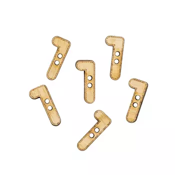 BTLWA63-32L-01-P6 Набор пуговиц 'Цифра 'Один'', упак./6 шт., Magic Buttons