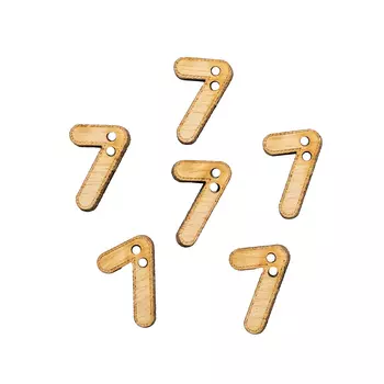 BTLWA69-32L-01-P6 Набор пуговиц 'Цифра 'Семь'', упак./6 шт., Magic Buttons