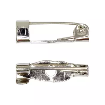 Булавка основа для броши, 15мм, 5 шт/уп, Astra&amp;Craft (никель)