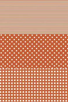 Бумага для декопатча Decopatch, 30х40 см (596 полоска/горох/клетка)